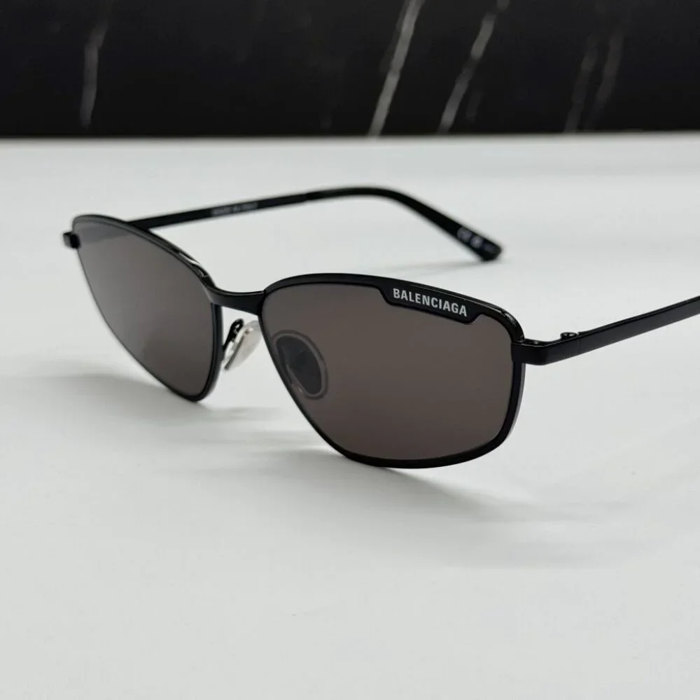 NEW BALENCIAGA BB0277S 001 UNISEX BLACK SUNGLASSES